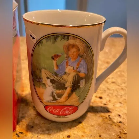 Coca Cola Collection mug vintage “barefoot boy” - Picture 2 of 6